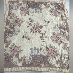 Vintage Oscar De La Renta Rayon Scarf